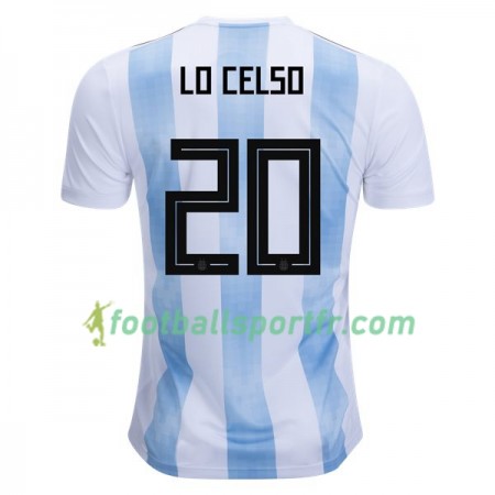 Tenue Argentine Lo Celso 20 Domicile Coupe du monde 2018 Maillot de Foot